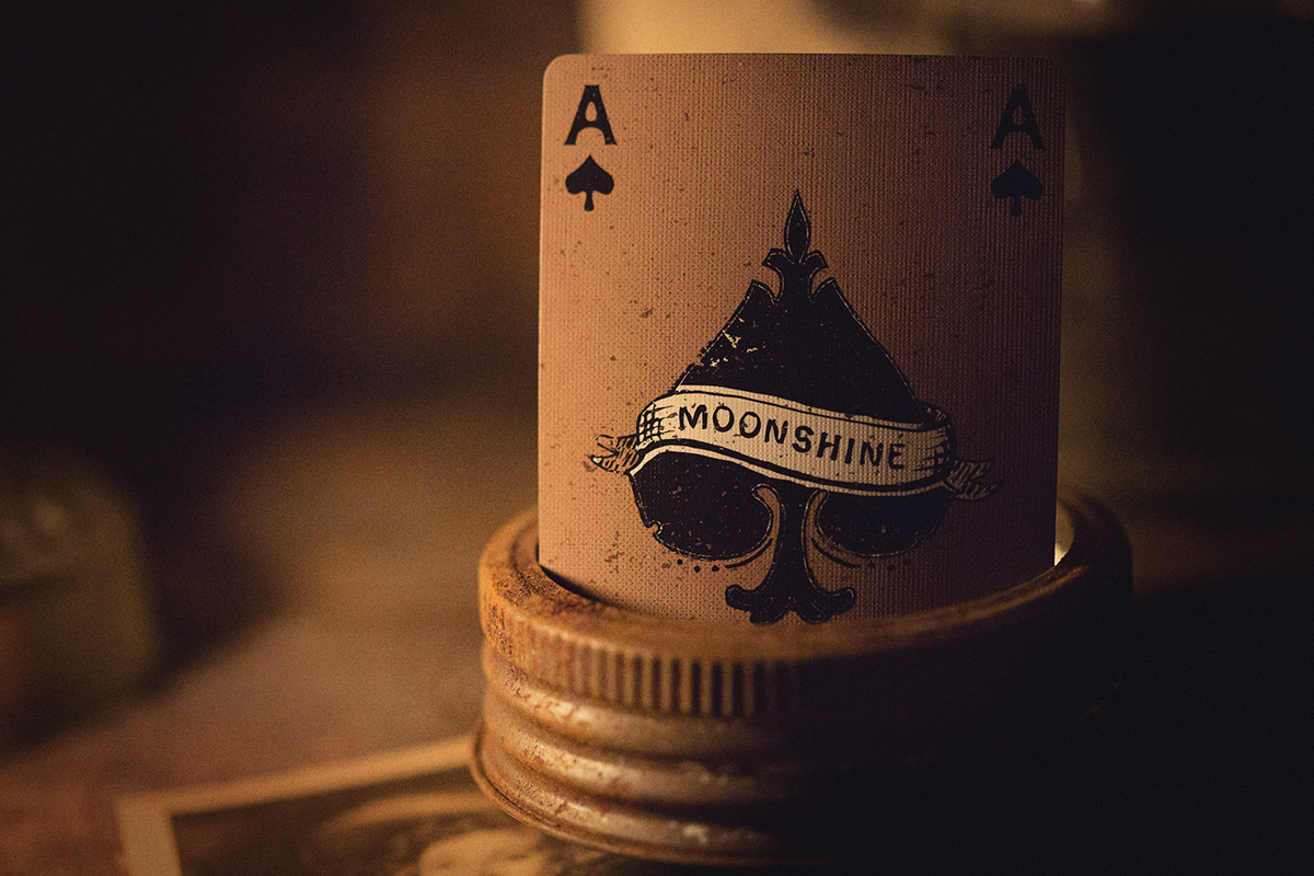 Playing Cards design package lettering Logotype identity logo liquor alcohol Absinthe Rum Whiskey Tequila Vodka Moonshine