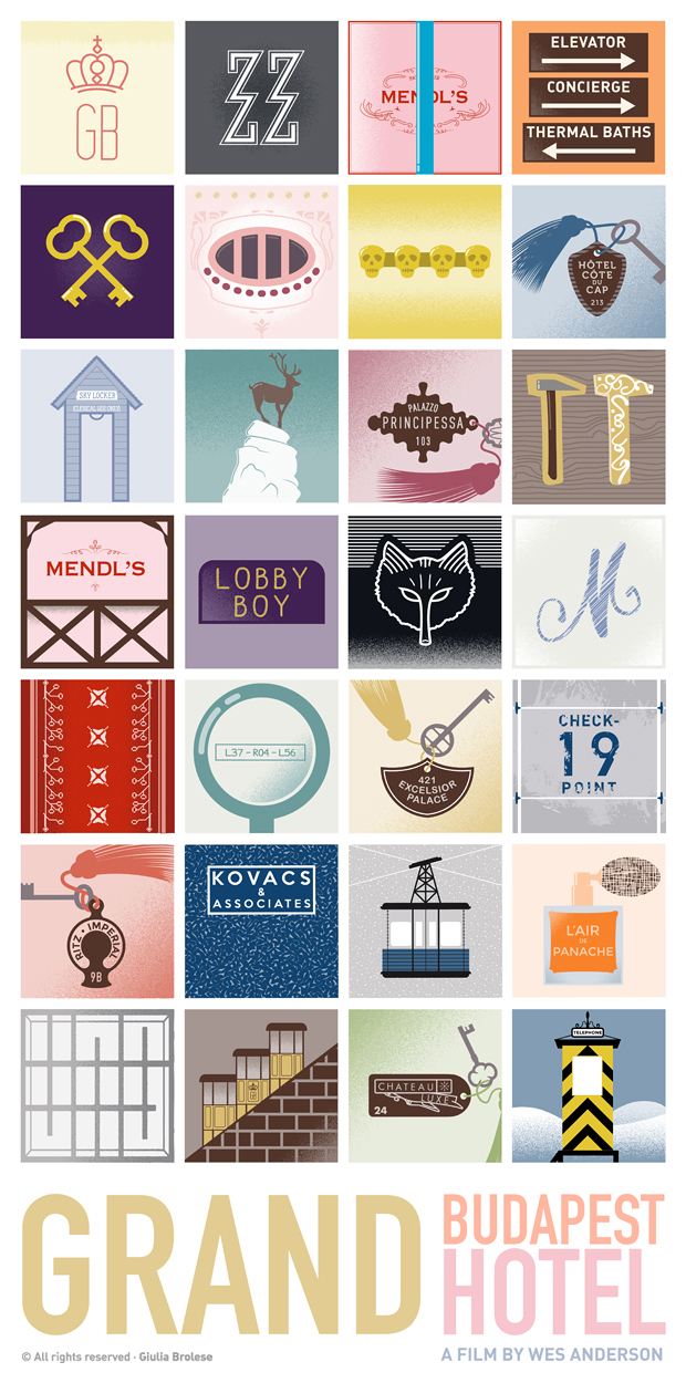 grand budapest hotel graphic poster artwork vector vector graphic wes anderson movie poster Movie graphics movie
