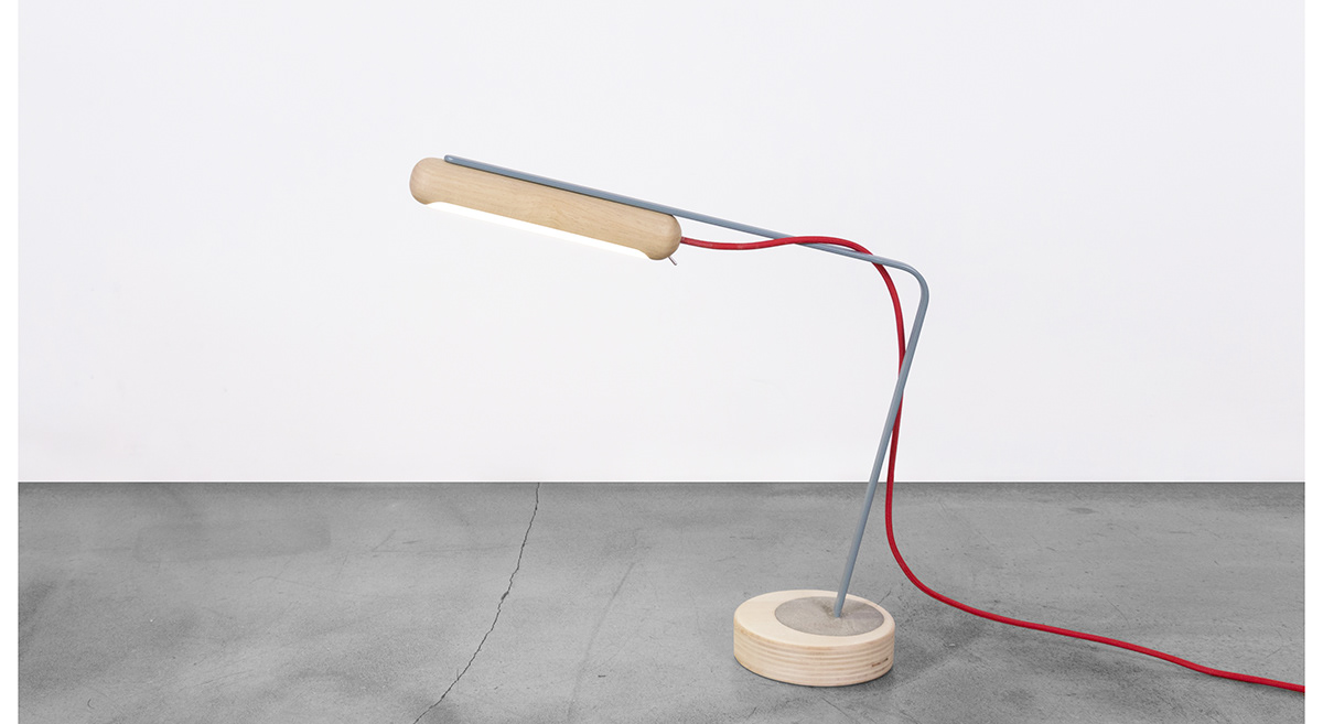 Lamp light wood metal Magnetic contemporary furniture modern minimal led