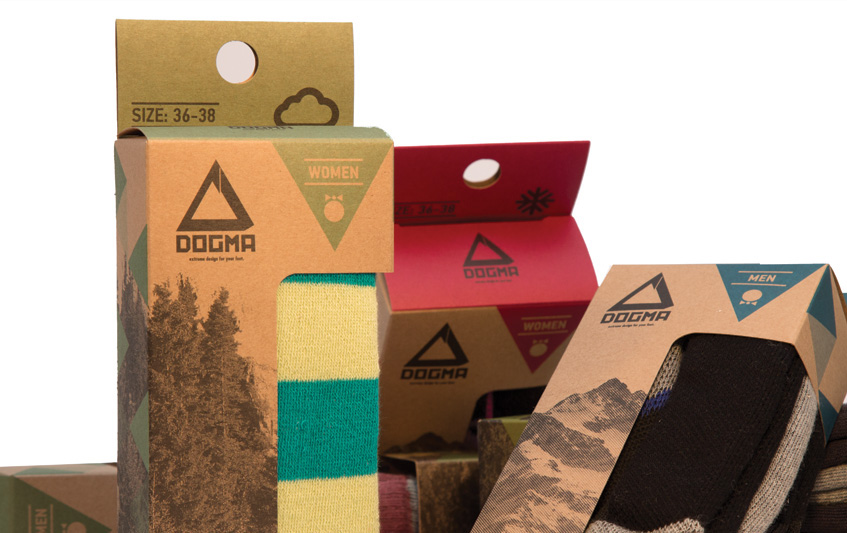 Dogma dogma socks snowboard sport Packaging studio33 Ski socks morena makar olympic