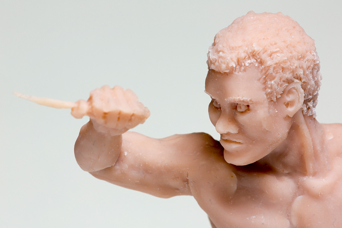 sculpture knife Attack guy sculpey Dynamic