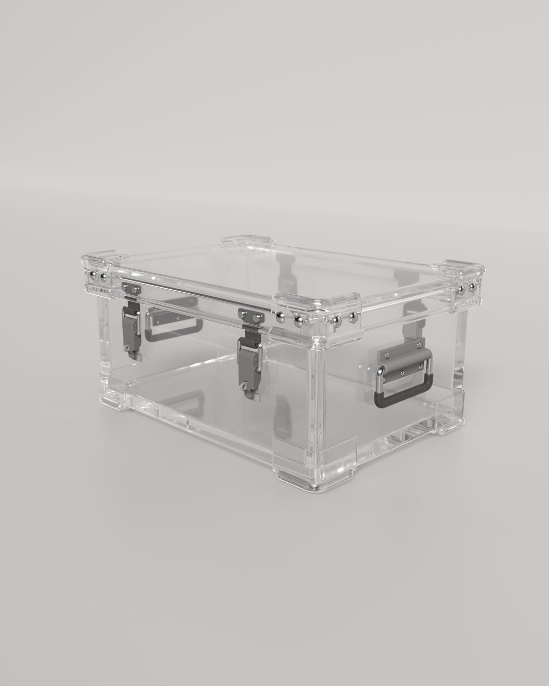 3dart conceptart glass luggage LV Render trunk