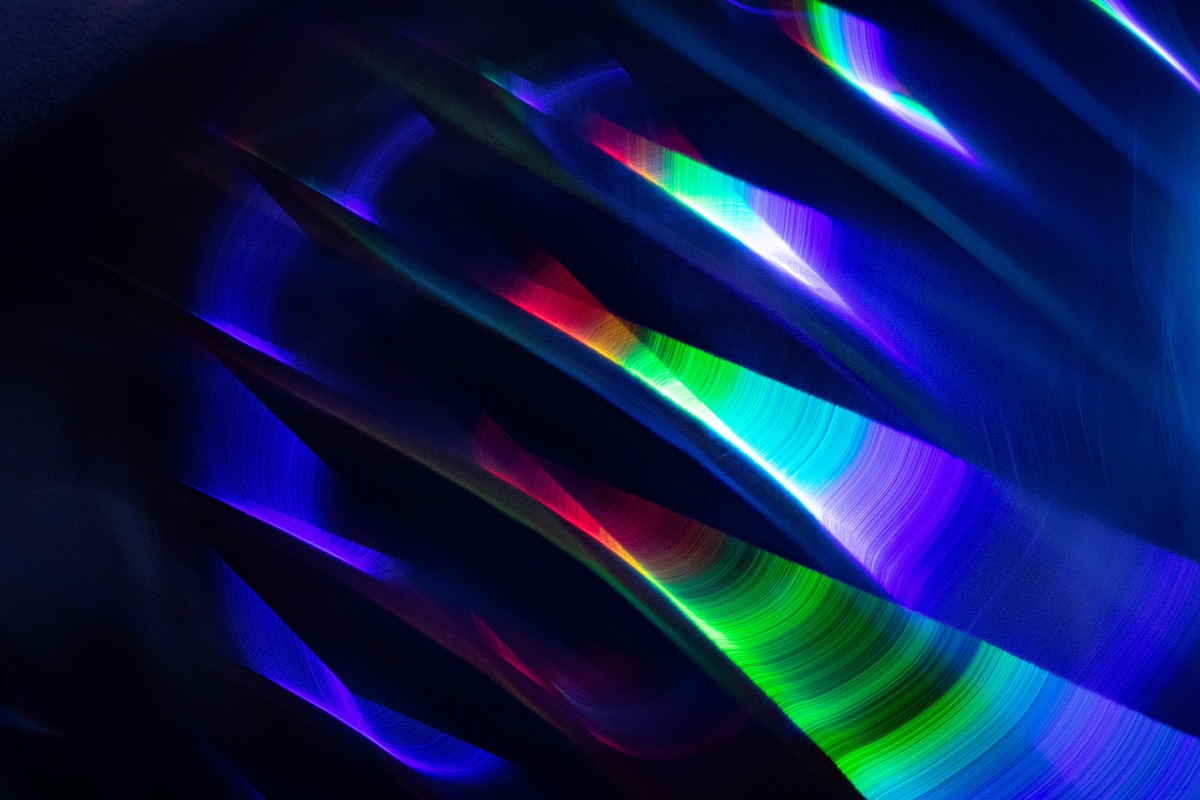 abstract foil gradient Holofoil holographic
