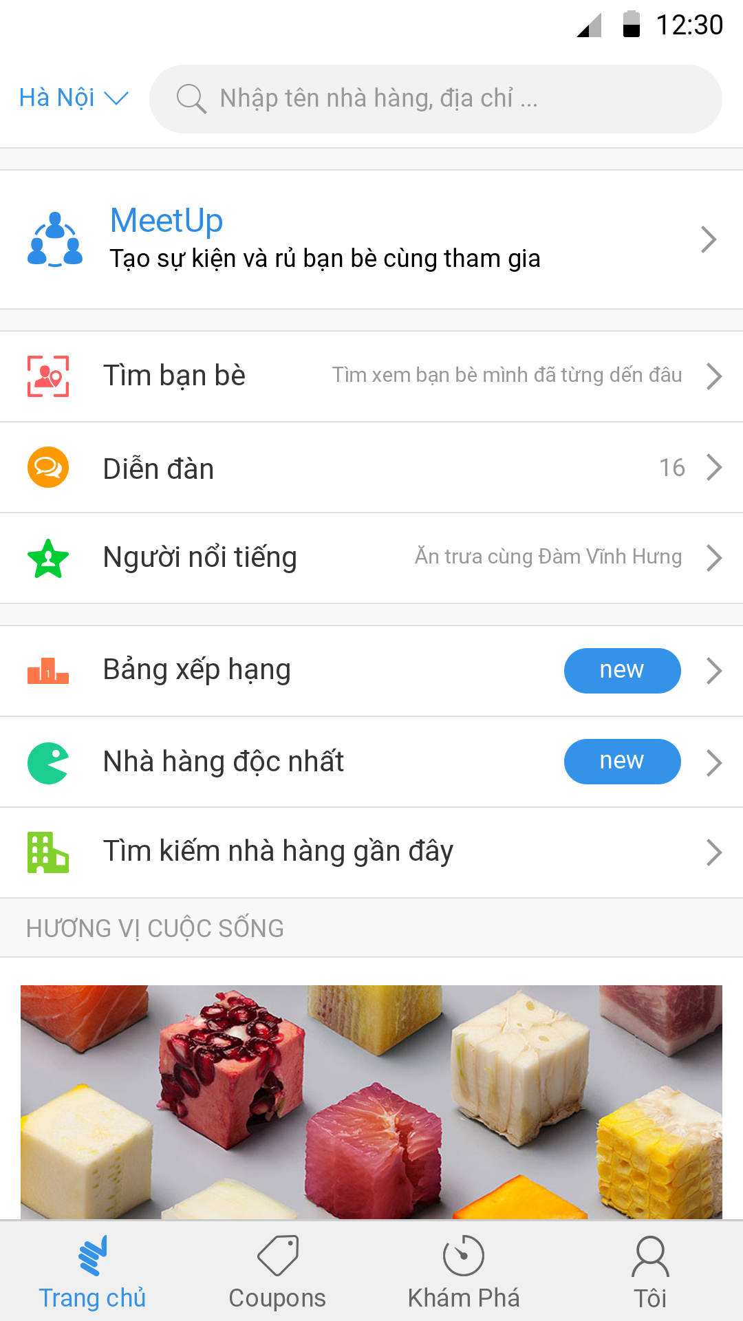 Mobile apps Food  super app