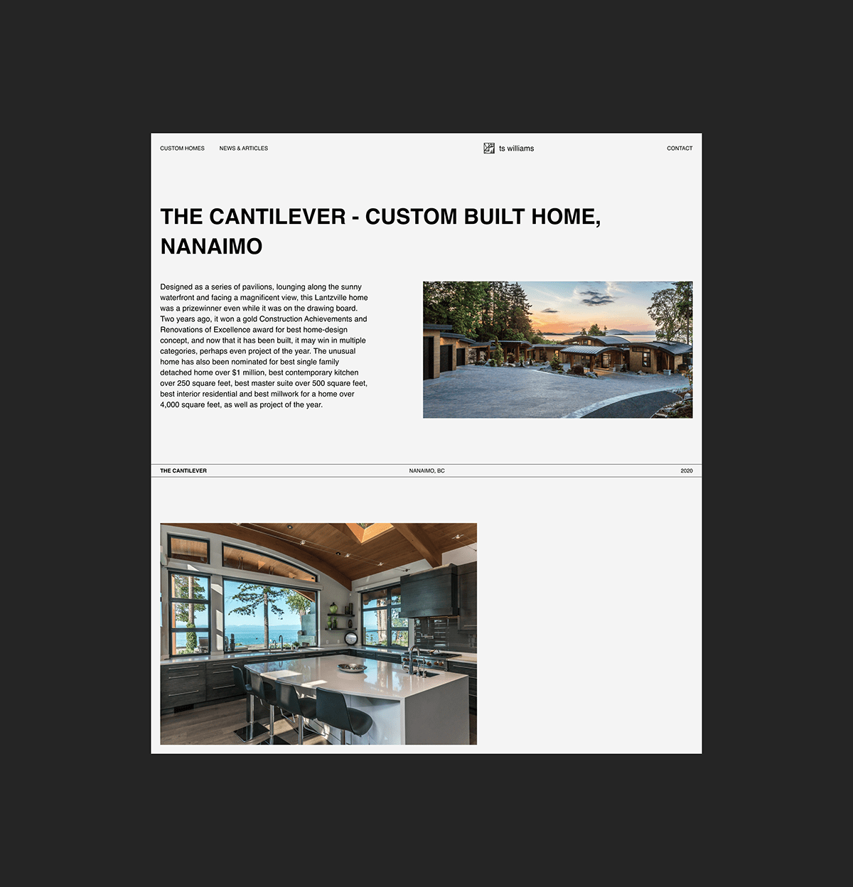 architecture house Website Web Design  Interior UI building minimalist typography   ux/ui