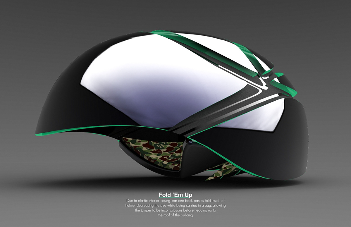 Helmet  base  jumping  aerodynamic  lightweight yeezy base jumping extreme sports extreme sports