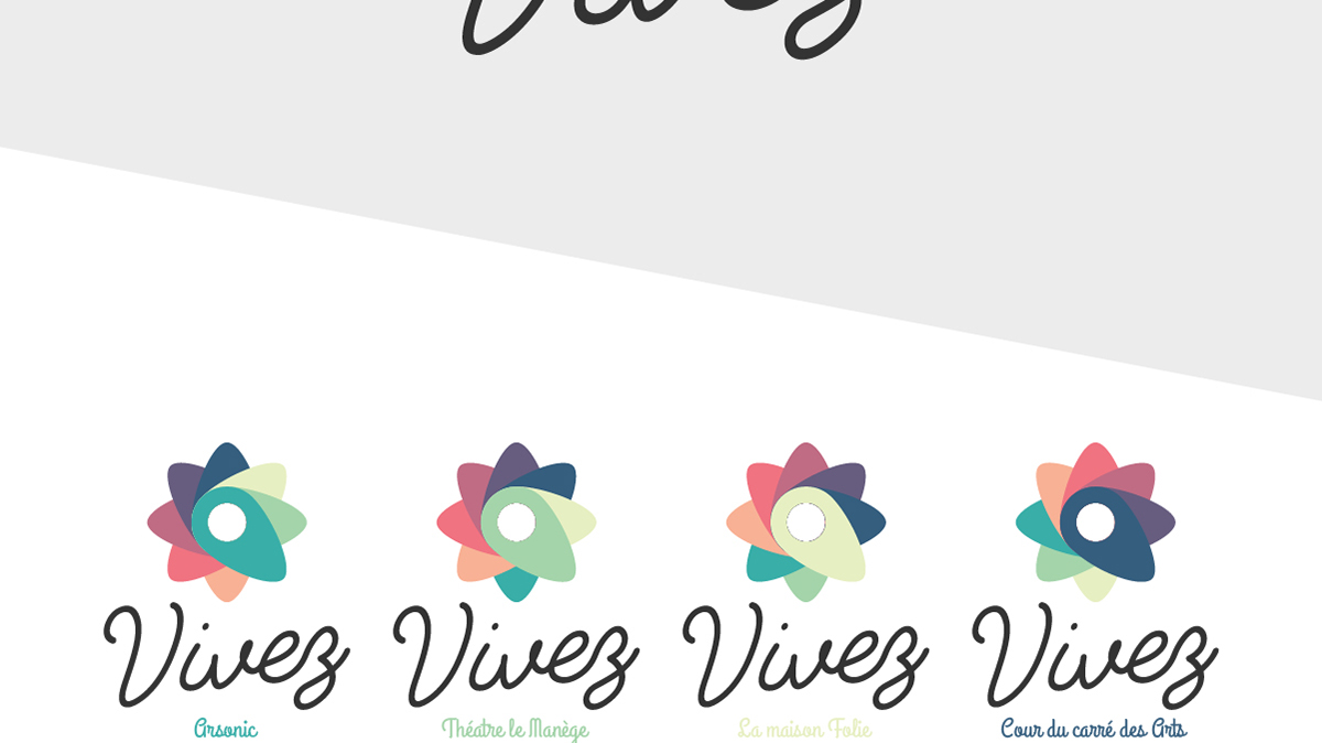 vivez logo logo process color theatral   compagnie process