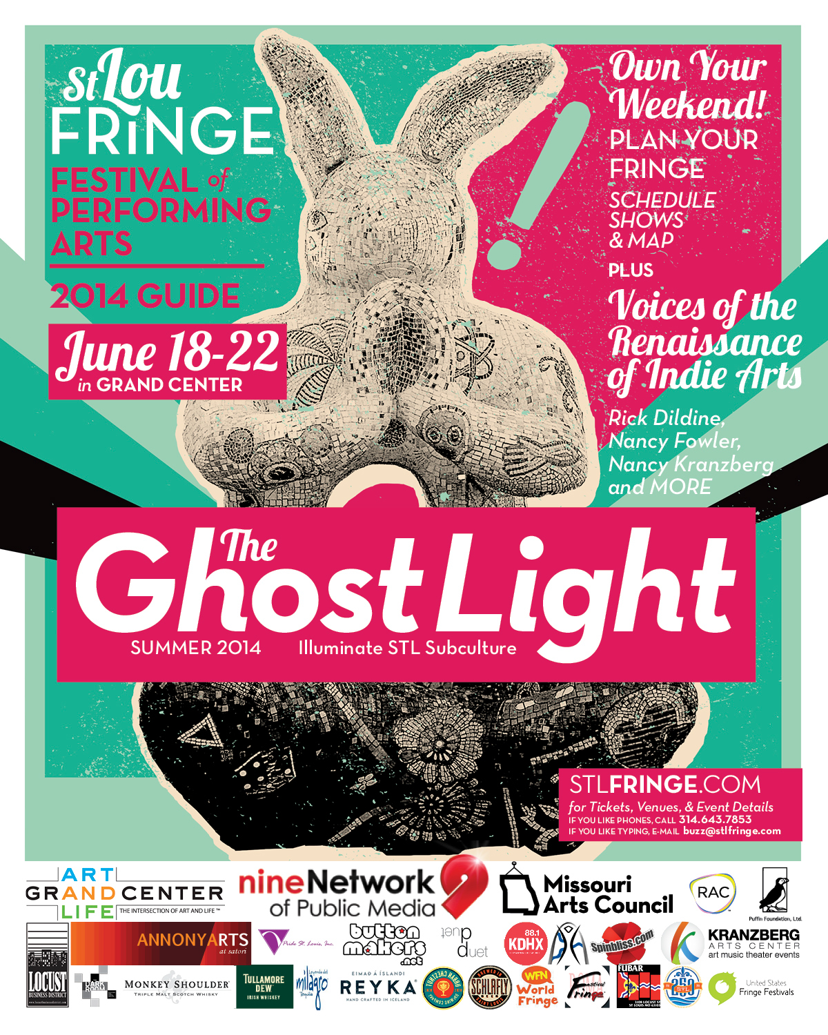 magazine Program Guide STLOUFRINGE Ghost Light