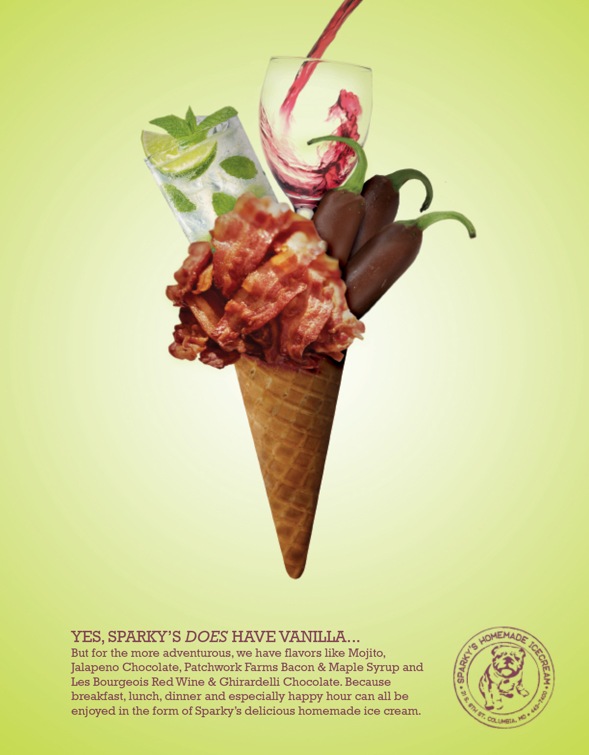 advertisement ice cream