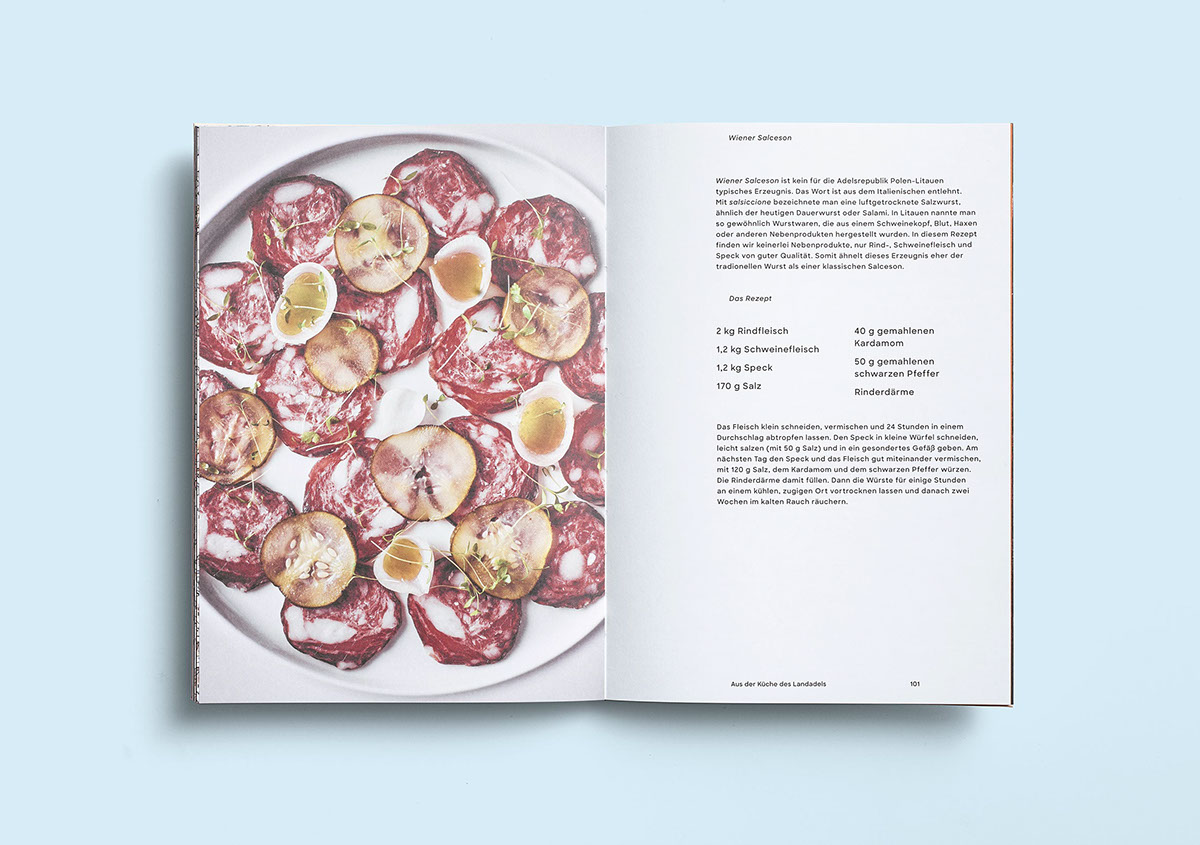 editorial book Layout clean modern lithuania Food  germany ILLUSTRATION  studio honest