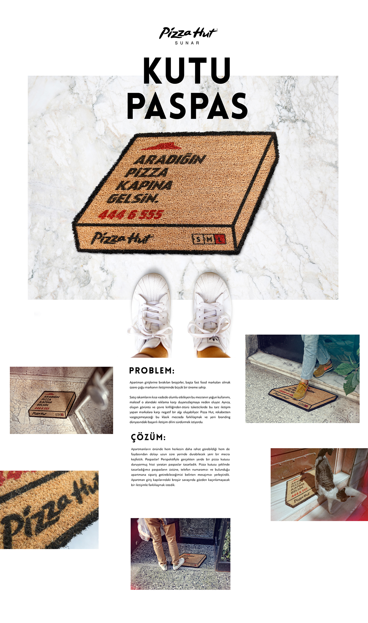 pizzahut Pizza floormat flyer design Direct mailing