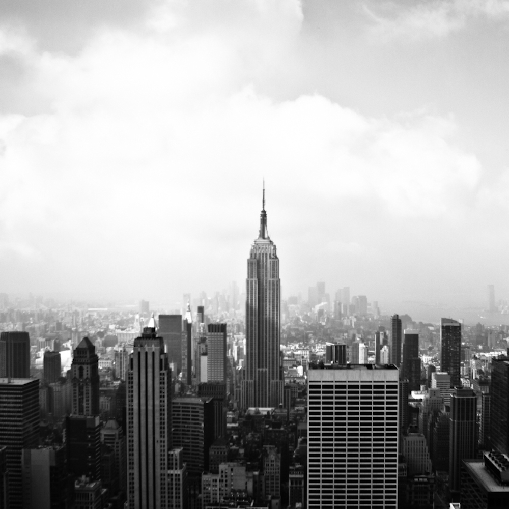 nyc  newyork smog summer  america usa Algeria scyscrapers  skyscrapers grate ciel  photo  Manhattan Empire downtown
