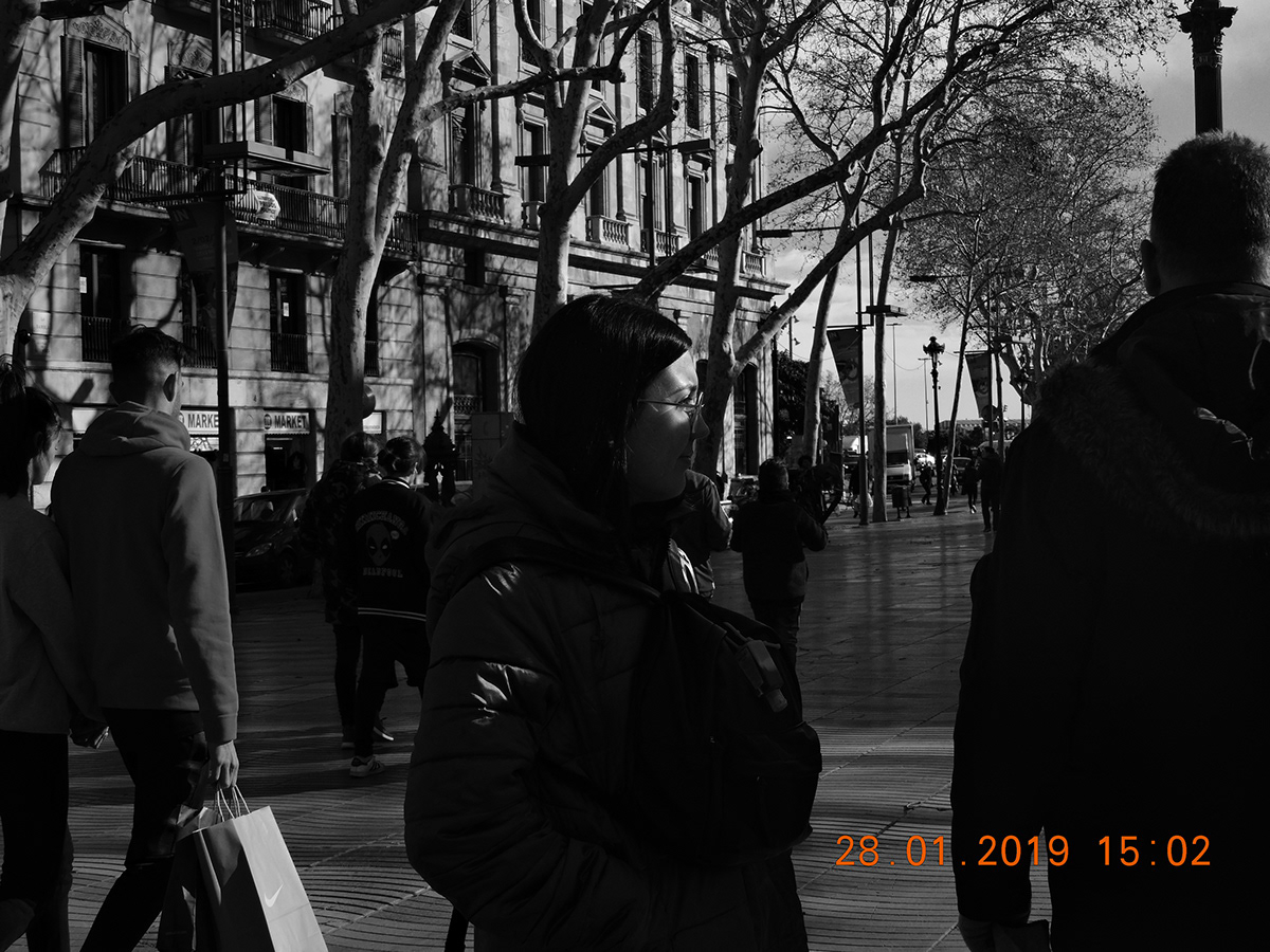 monochrome blackandwhite Documentary  Photography  barcelona spain Las Ramblas people portraits