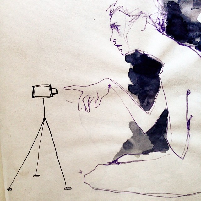 #sketches #pencil #Ekaterina #koroleva #illustration #Fashion #feminine #scribbles