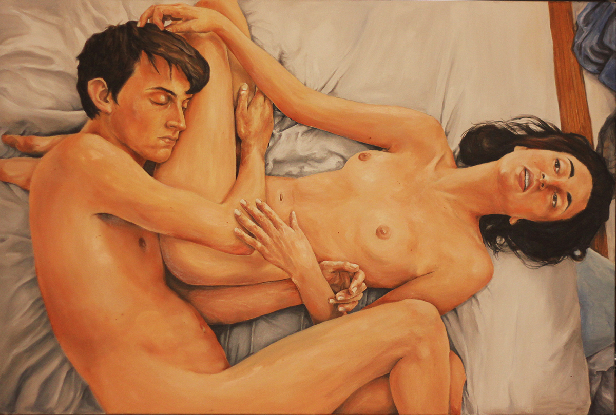 Oil Painting figurative nude
