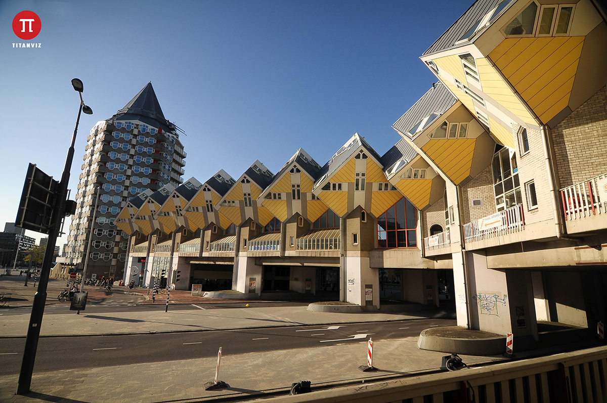 cubic house architecture Photography  thanh kotaro Titanviz netherland Rotterdam