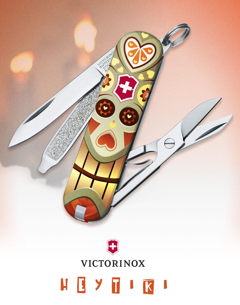 Victorinox Tiki characters MORKWORK swiss army SwissArmy knife