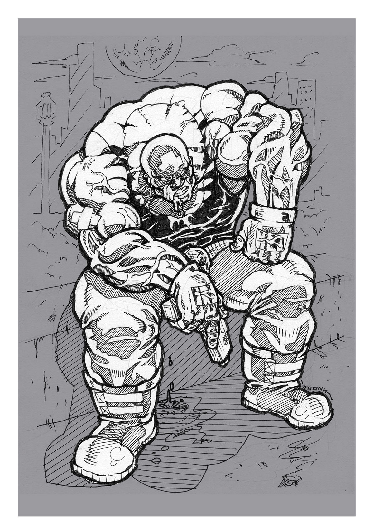 batman joker goku superman STREET FIGHTER dibujos ilustracion comic americano