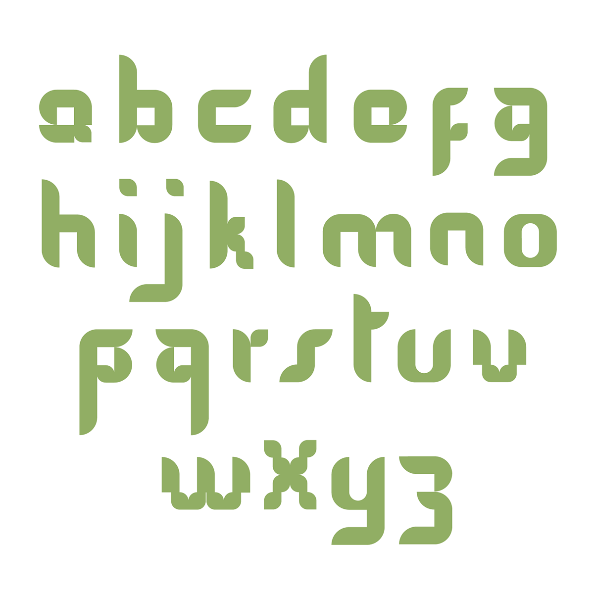 font modular type blum tipografia leter typeace Display