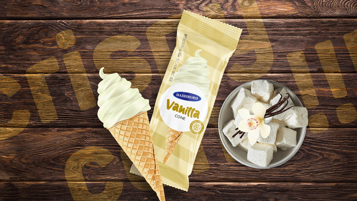 chocolate cone crisp Dairy Decadence farm frozen ice cream milk vanilla