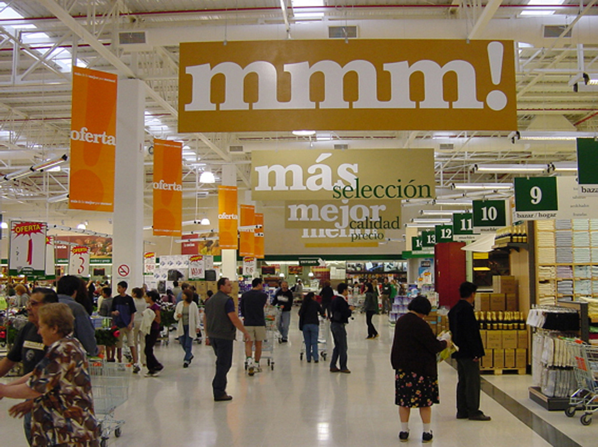 Supermarket signs