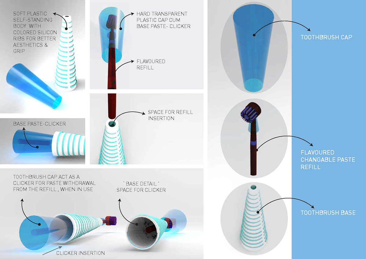 reinvent premium manual toothbrush New Experience aesthetic design user-friendly