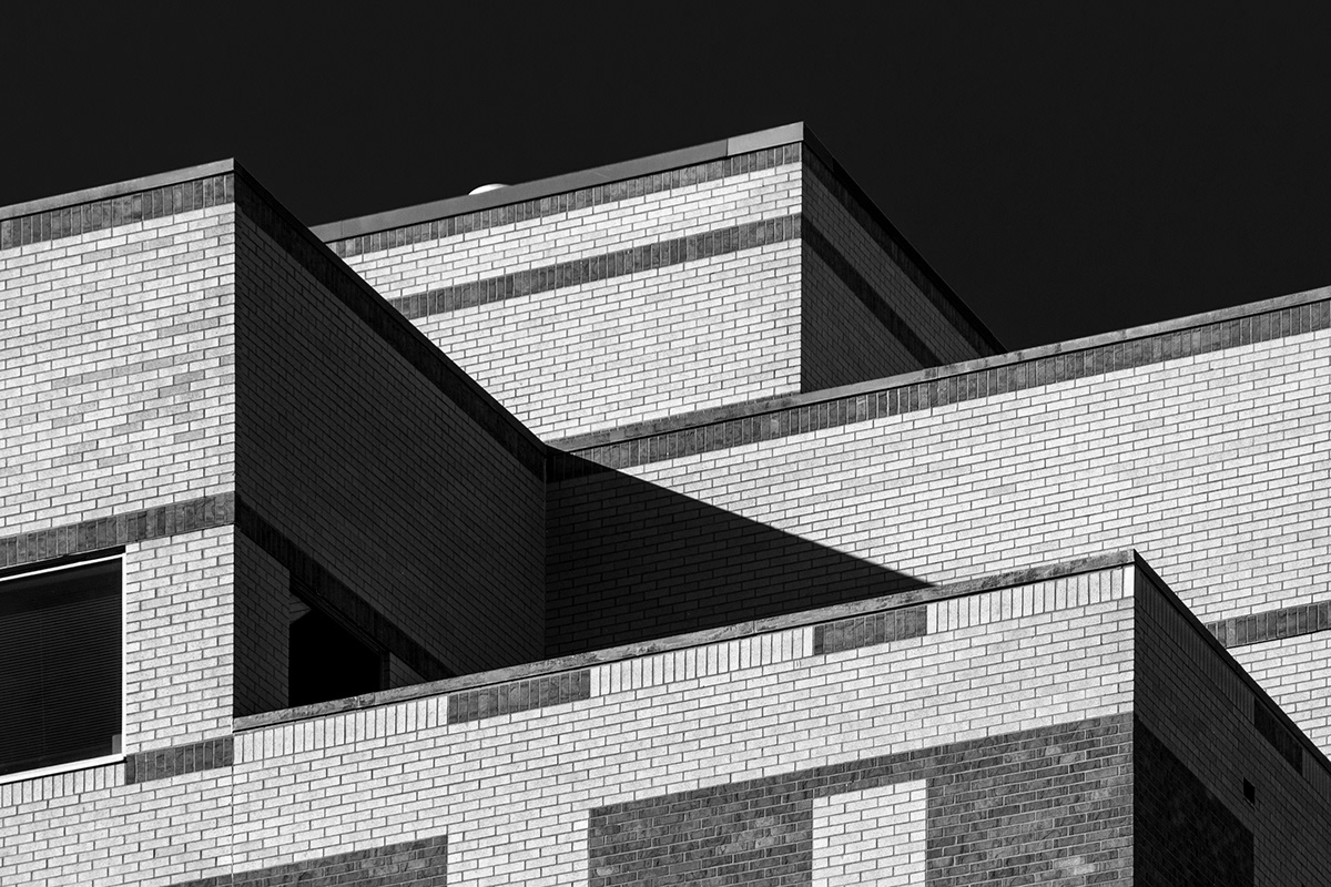 Hasselblad dlsr abstract architectural composition black and white contrast b&w
