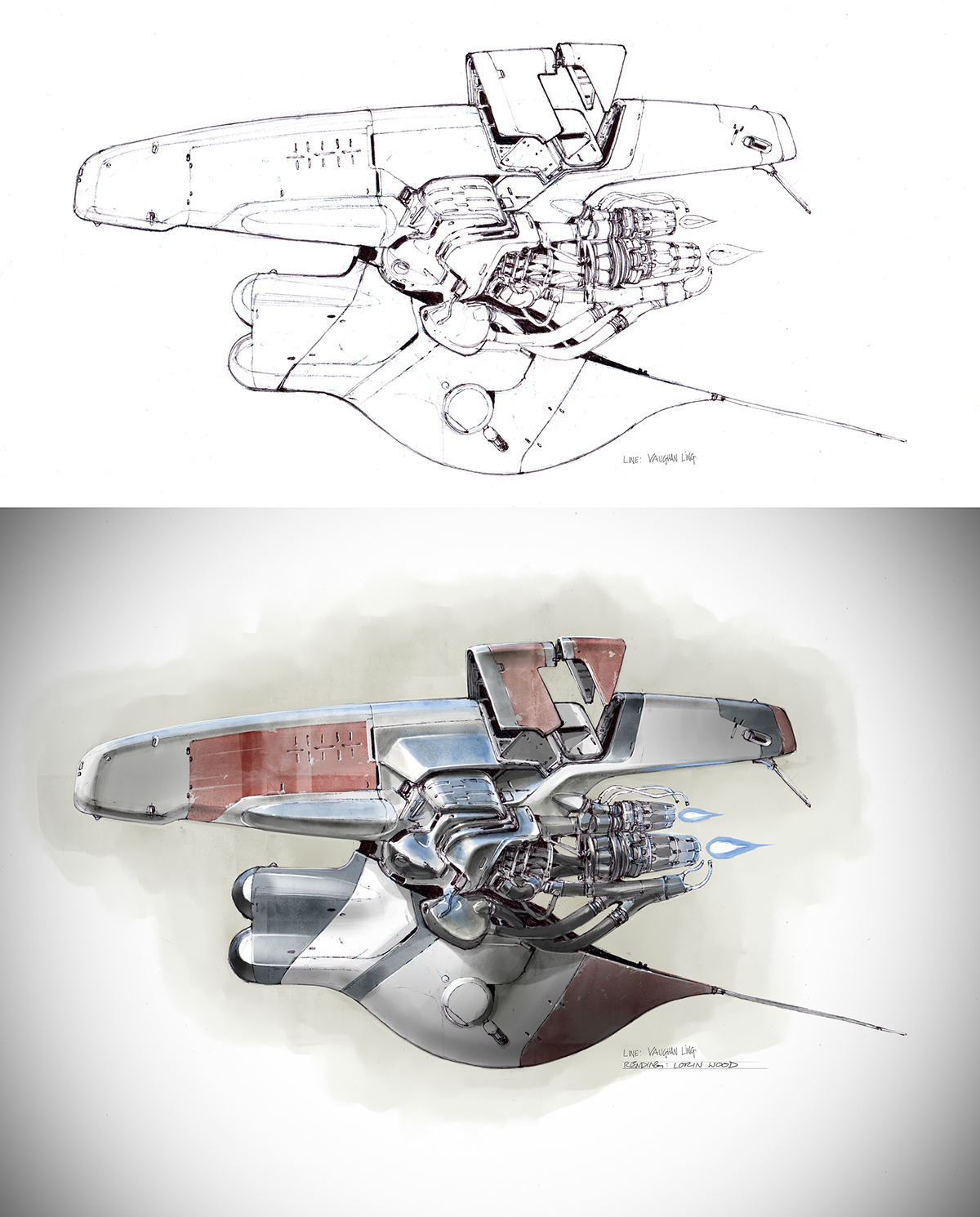 airship spaceship sketch swap concept vehicle