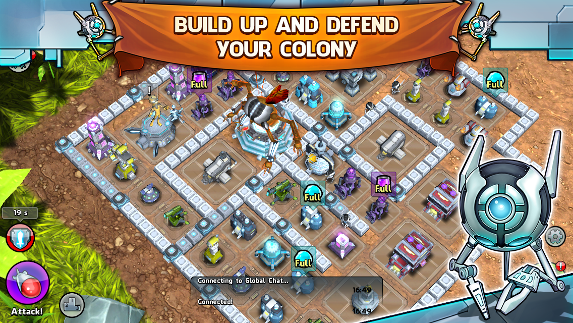 armies ants tactics strategy game ios android mobile tablet real-time Clash clans