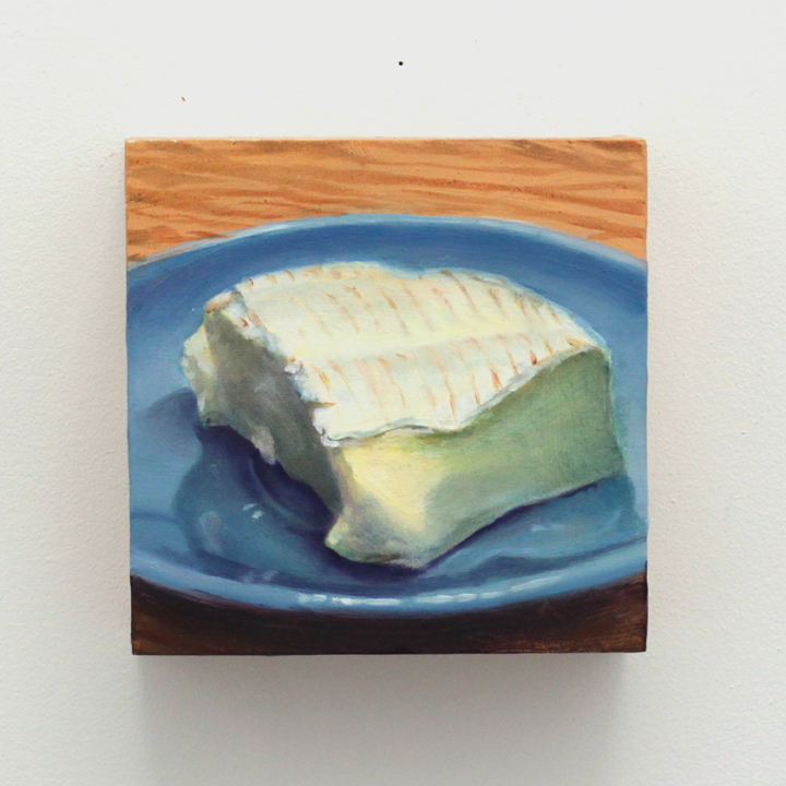 Cheese Oil Painting brie feta still life cheddar Stavros Pavlides fine art