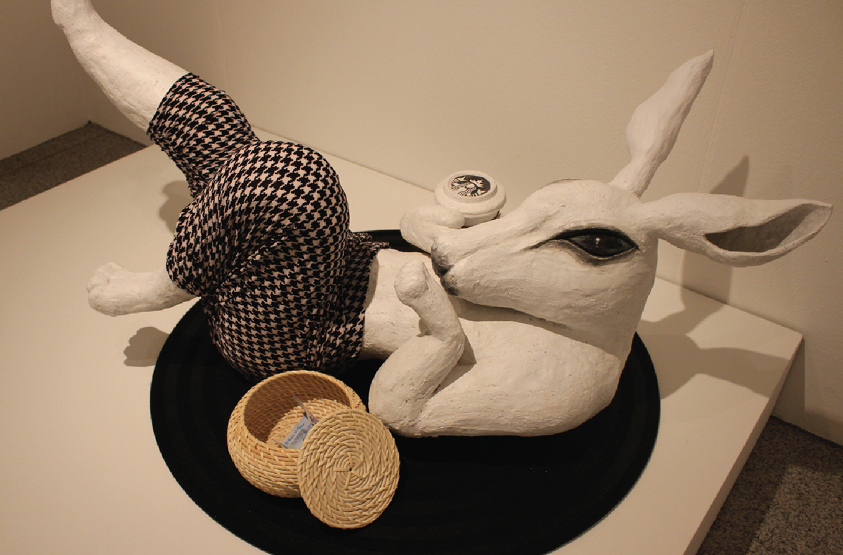 ceramics  craft graduate Exhibition  rabbit Diary modernist +drawing