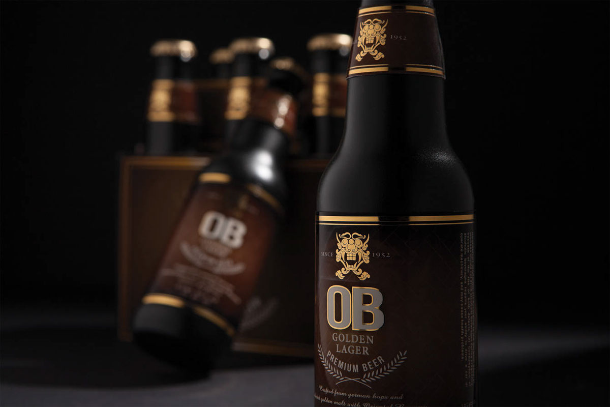 ob beer packagedesign korean graphicdesign