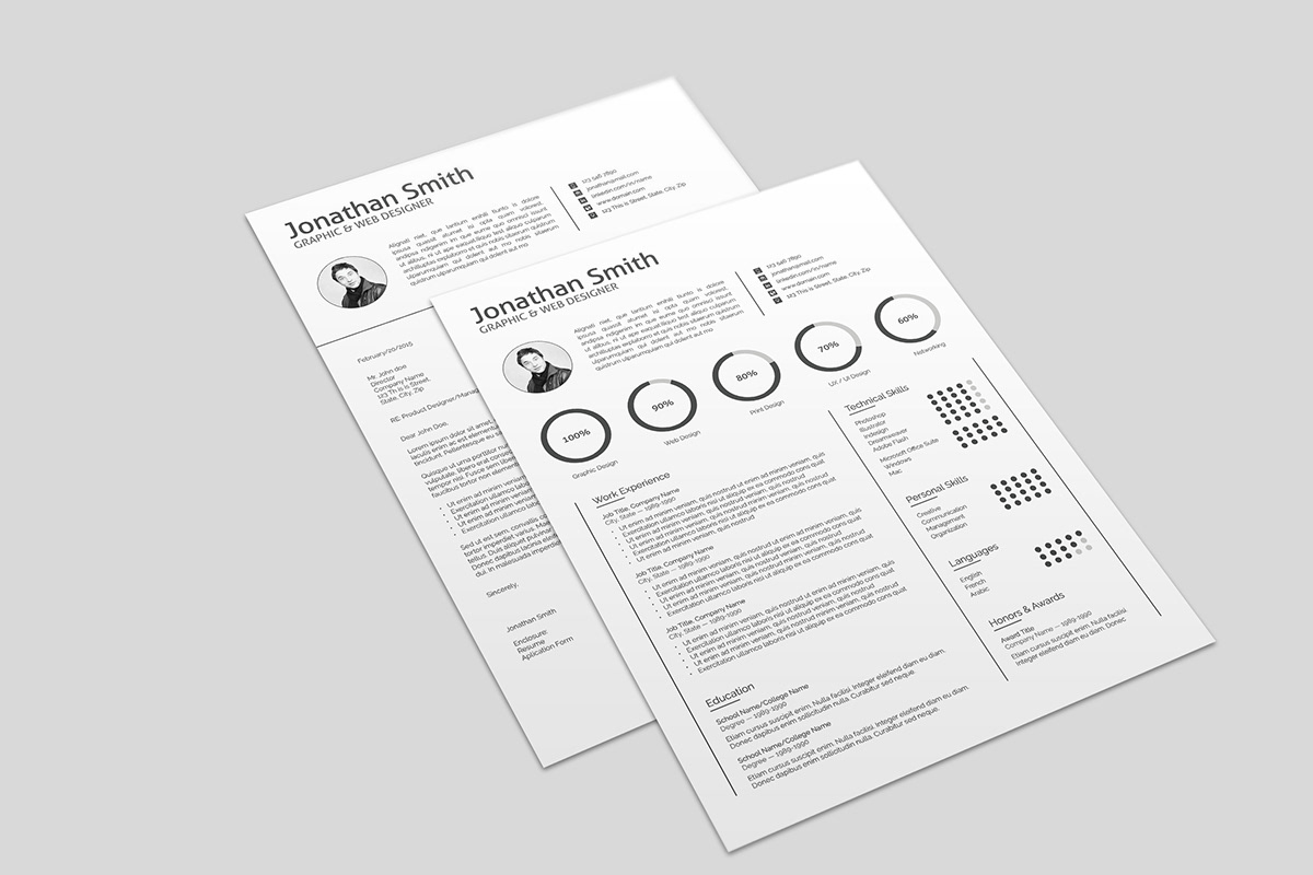 Resume resume design resume template blue resume clean resume professioanl resume CV job resum cover letter modern