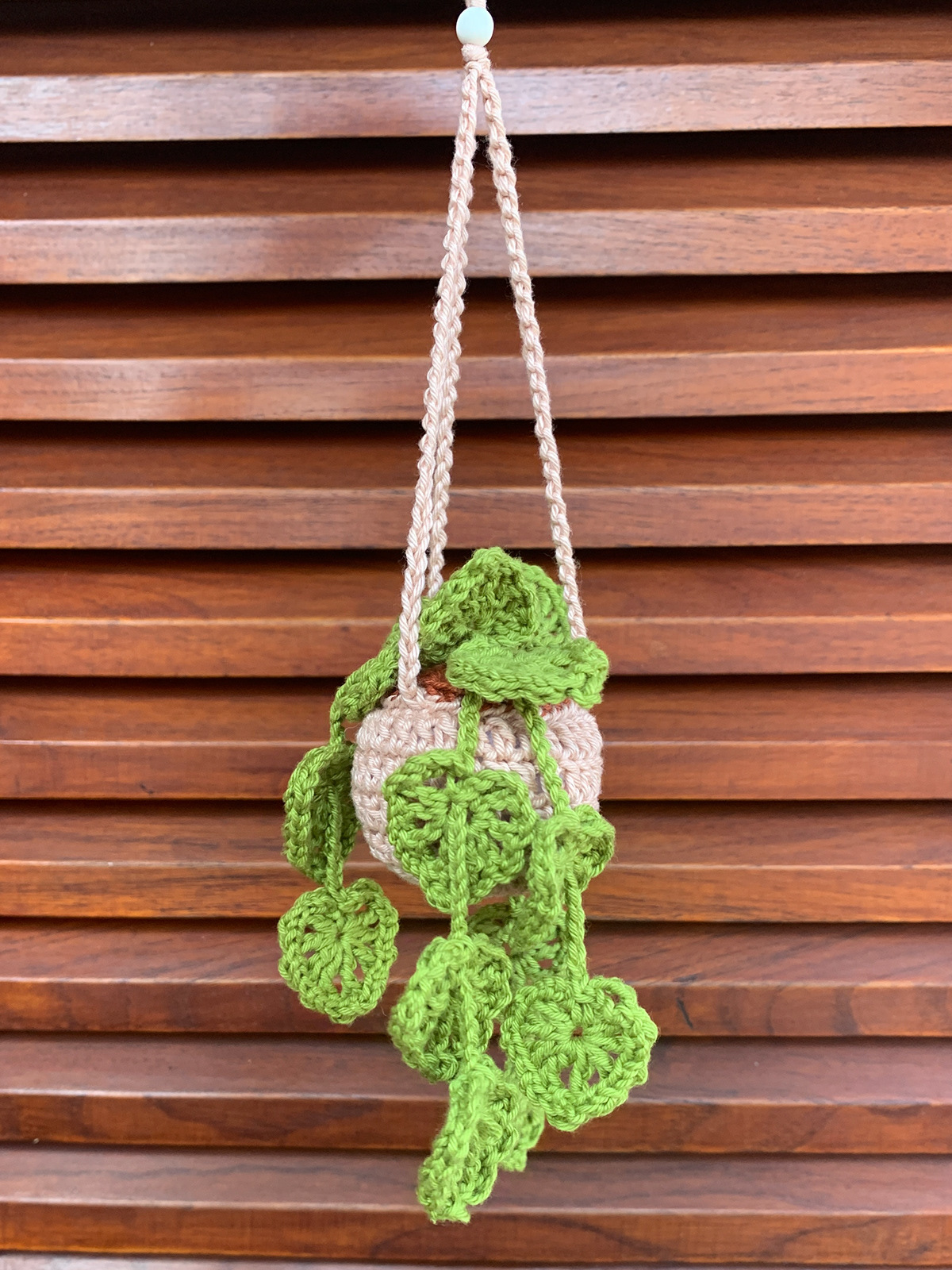 croche crochet hanging Linha arte art artesanato folha Planta Verde Decoração vaso