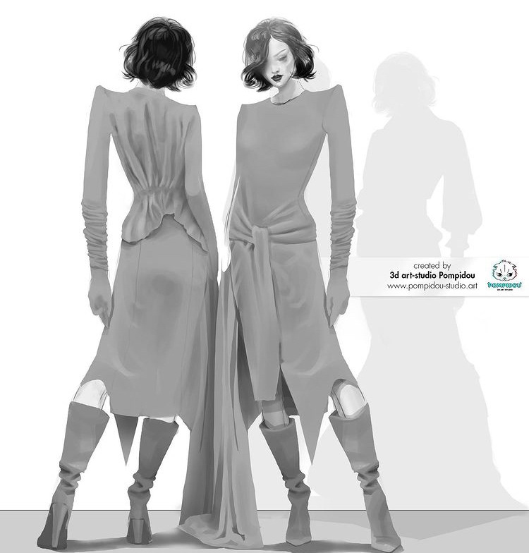 3D animation  Clothing concept Fashion  ILLUSTRATION  modeling realistic
