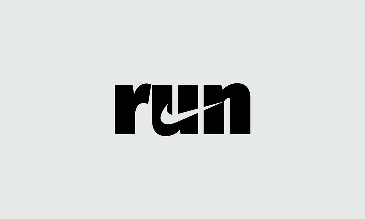 nike run logo