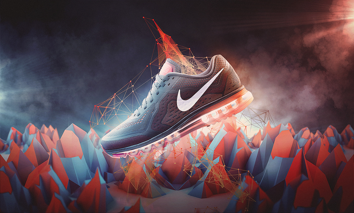 nike air max geno arguelles poster ad faux Nike shoe Shoe Ad nike shoe ad Photo Manipulation 