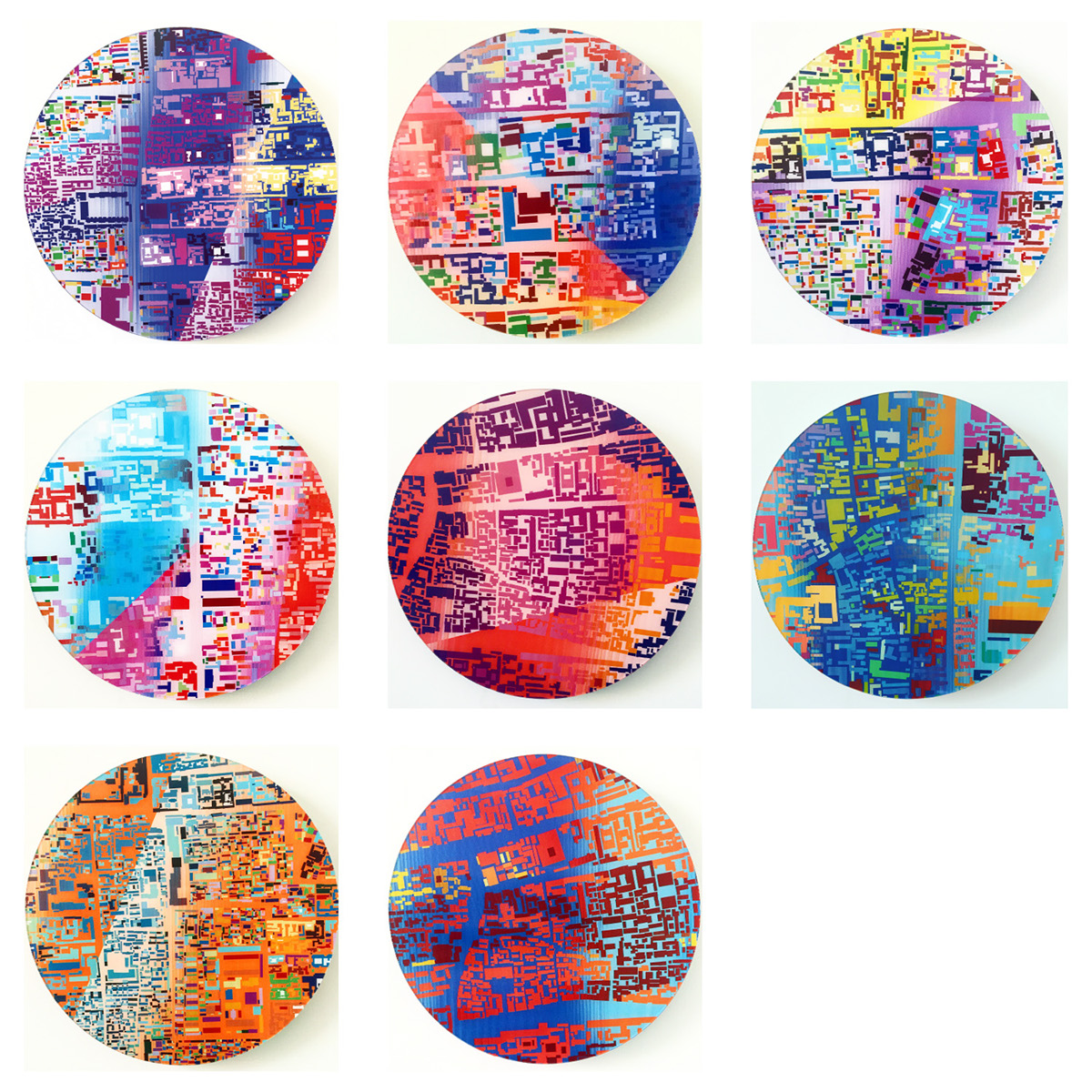 beijing map Mapping digital lenticular dots graphic urbanism   art china marcella campa strfano avesani