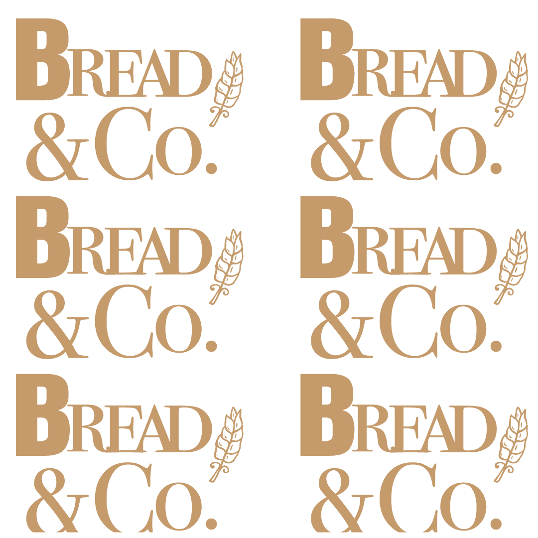 Logotipo diseño gráfico panaderia