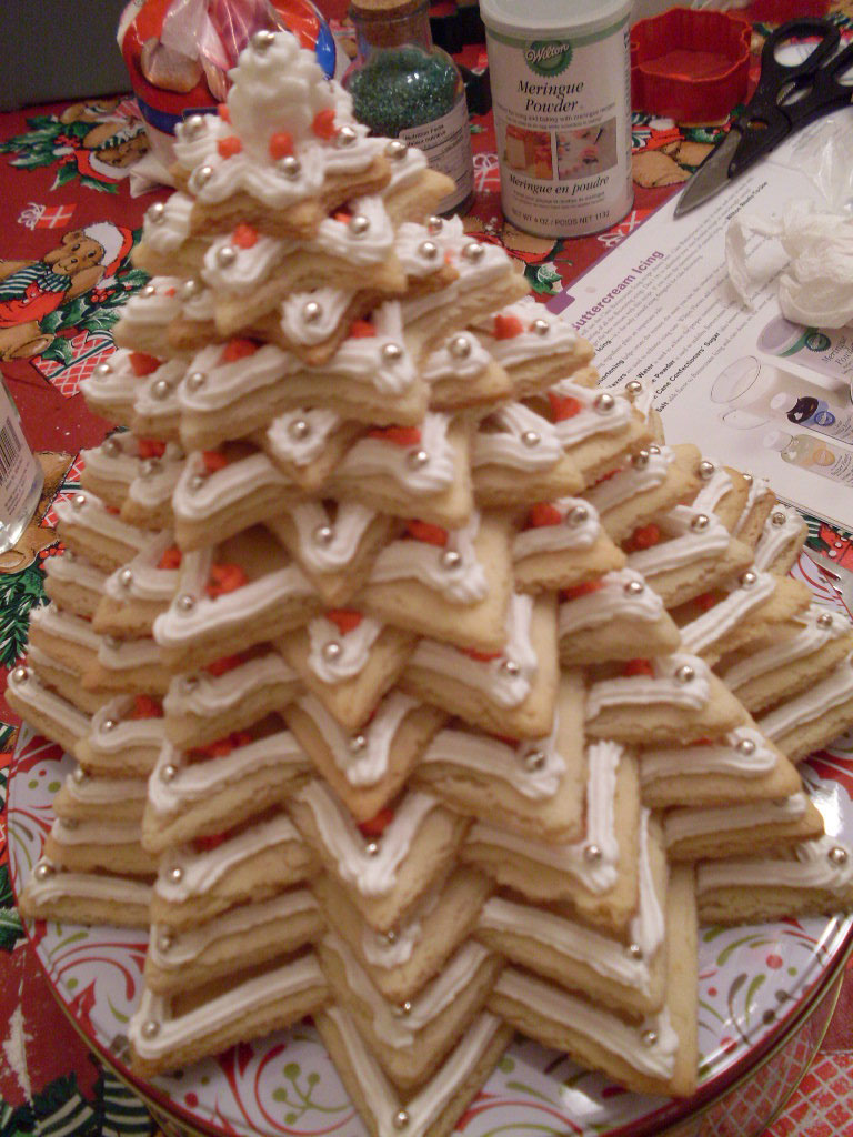 cookies Christmas Tree  icing green red White sprinkles carolyn marie korneluk carolyn korneluk sparrkle sparrkle goddess sparkle goddess sparkle goddess Marie carolyn korneluk cmk CK Butter cream sugar sugar cookies silver Candy Holiday celebrate family Comfort food CONFECTIONARY art arts cooking baking edible angel snow star stars noel home Canada Canadian canadian christmas Food  sweet Sweets Candy Cane decoration Gingerbread gingerbread house