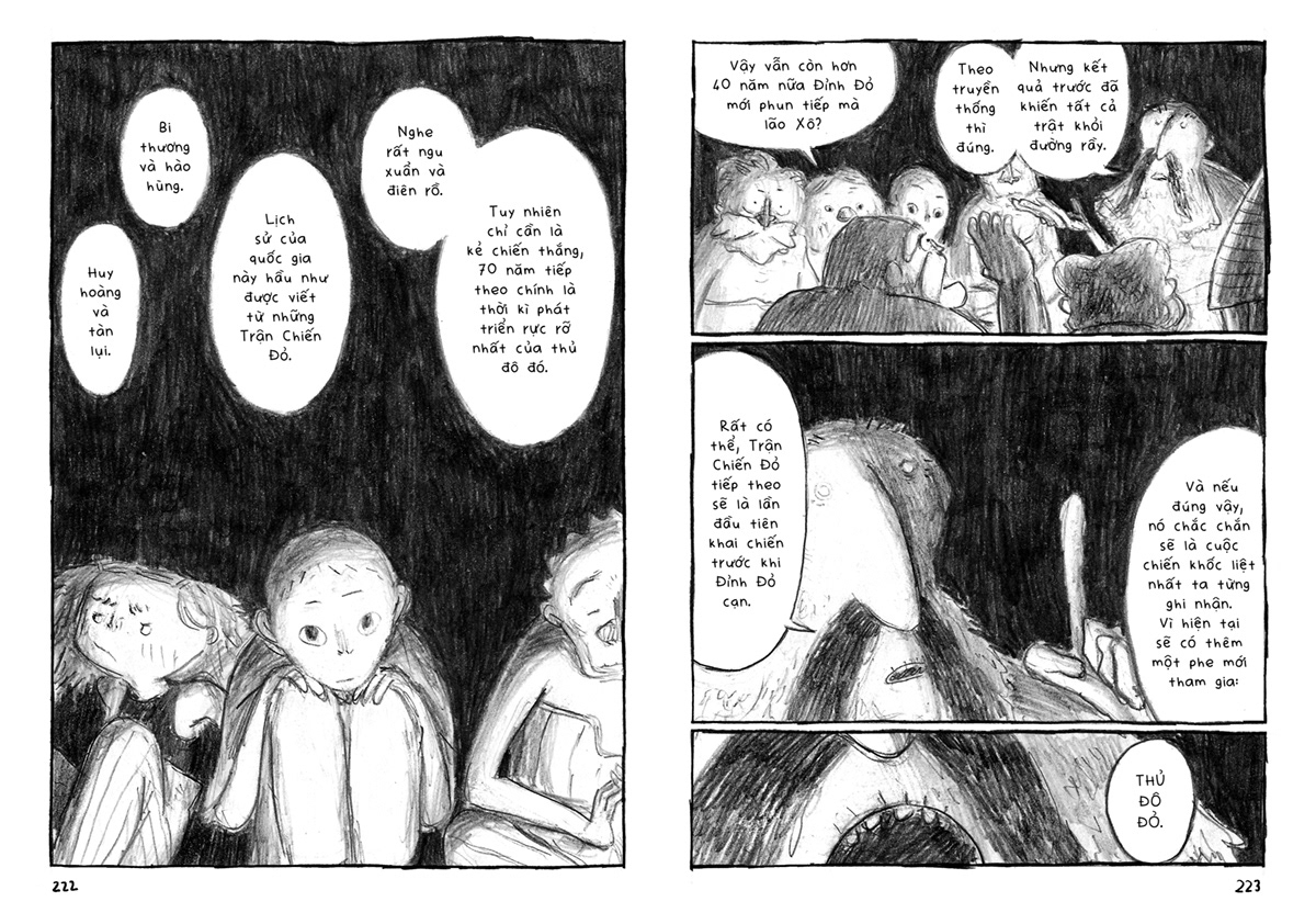 black and white comic fantasy Graphic Novel shadow