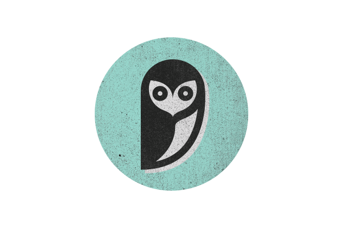 art design do work design owl Icon mark logo Collective 