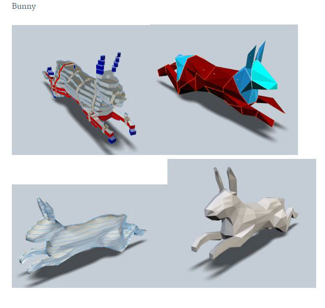 3D modeling animals Low Poly