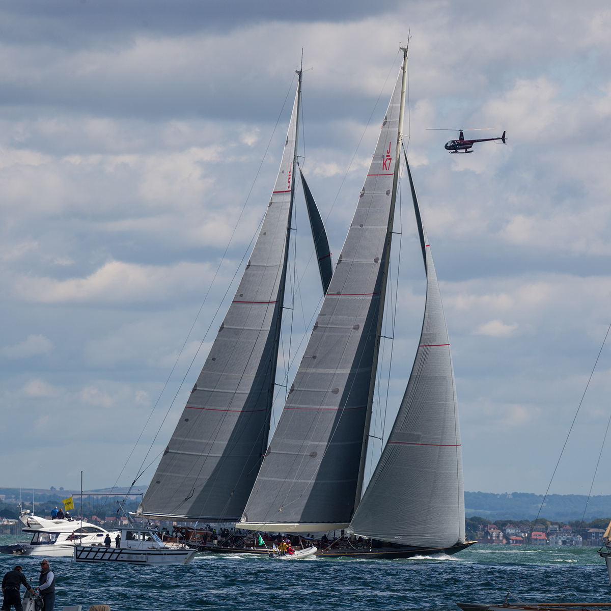 Classic boat sailing Yachting Cowes solent sea classicboat JClass
