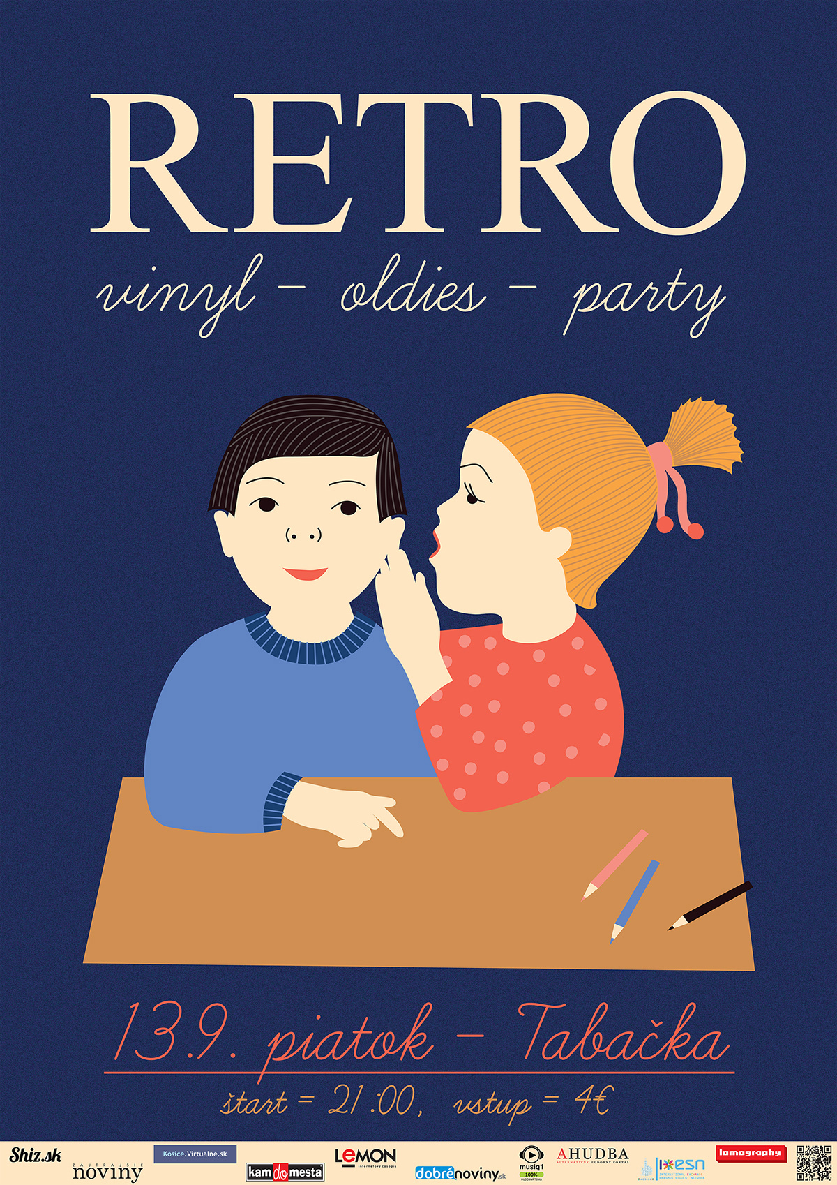 Retro-party posters