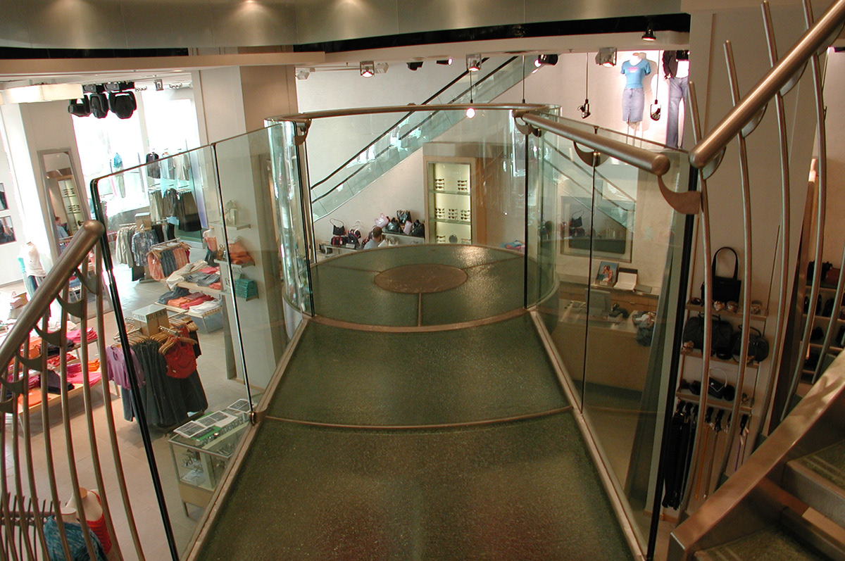 Staircase  store fixture Retail Store fixture