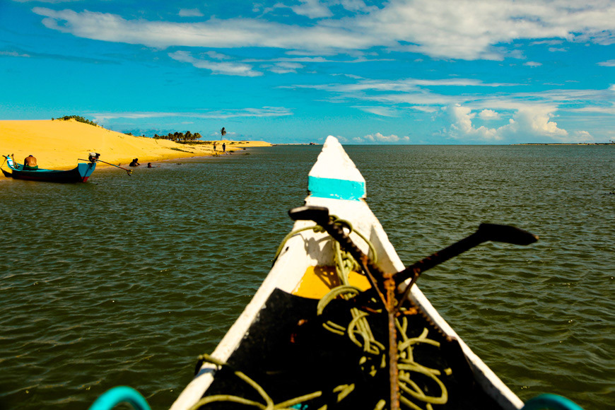 Brazil Alagoas rio são francisco boat river sea Delta colorful