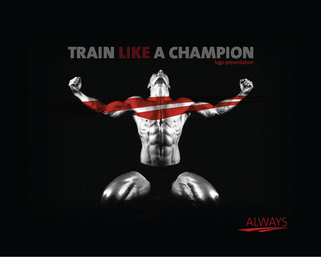 champion Performance new logo products supplement sport Logotype strong red muscle Dynamic modern