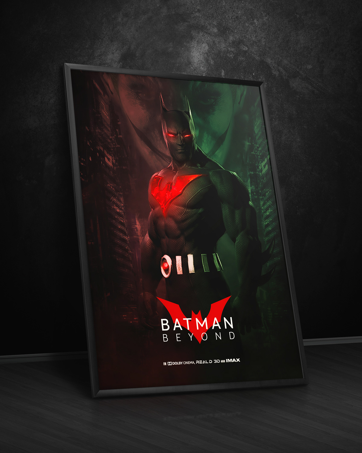 batman Batman Beyond fan poster joker manipulation movie poster poster