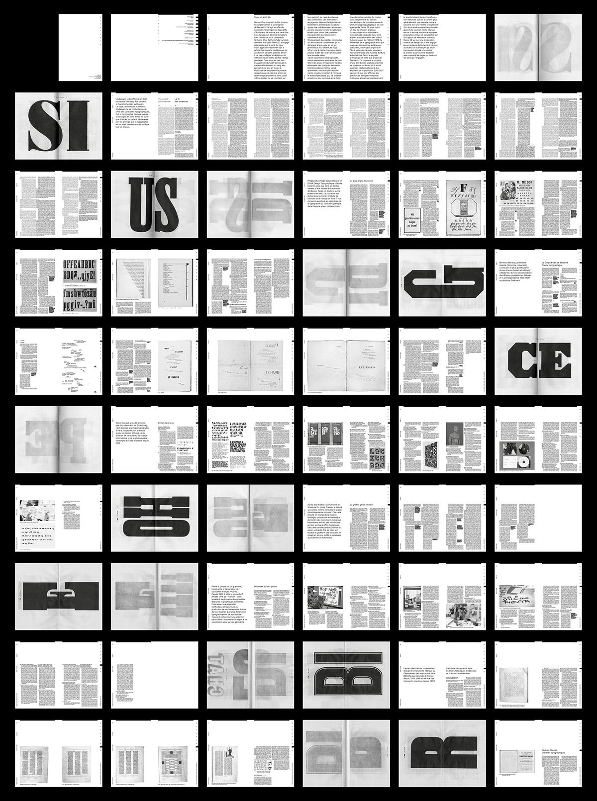 book edition editorial editorial design  graphic design  graphism Layout type design Typeface typography  